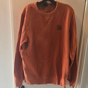Men's Orange Crewneck Sweater